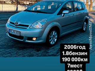 Vând Toyota Corolla Verso, 2006 a.f., benzină, mecanica. Piata auto Pridnestrovie, Tiraspol. AutoMotoPMR.