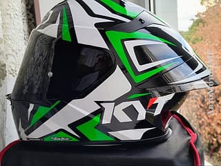 Шлем Интеграл KYT TT-Revo Alex Lowes 2024 Replica (2 визора) размер М (57-58см). Мотоэкипировка в ПМР