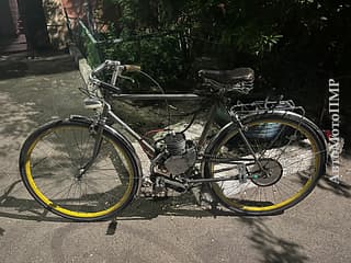 Продам мотовелик. Основа:немецкий велосипед Brennabor 70х годов. Полностью обслужен. Веломопеды в ПМР и Молдове<span class="ans-count-title"> (3)</span>
