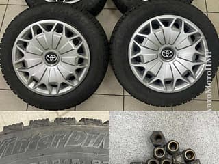 5*100 R15 + 185/65R15 Зима+ колпаки+гайки. Диски и шины в Приднестровье