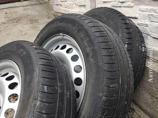 Wheels and tires in Moldova and Pridnestrovie. Диски с резиной лето195,65,15 Разболтовка 5*112 Состояние отличное